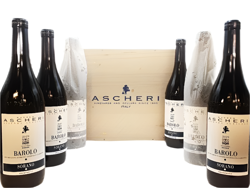 Barolo Sorano, 2020 by DOCG Ascheri, - 6 btls in a Wooden Box