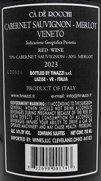 Dugal 2024 By Tinazzi Cabernet & Merlot – Wines From Italy