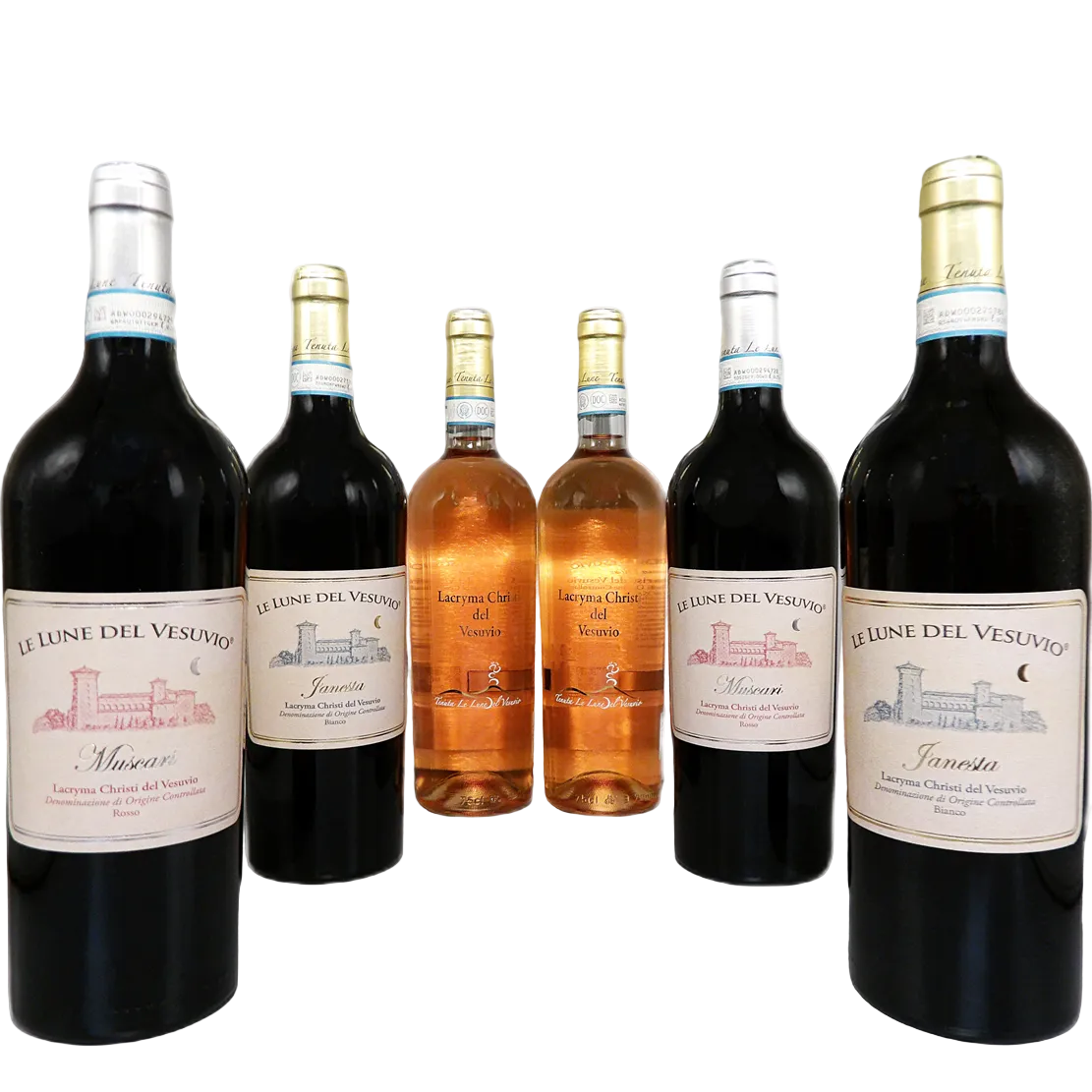 Lacryma Christi Six Pack Bundle by Le Lune Del Vesuvio, Campania