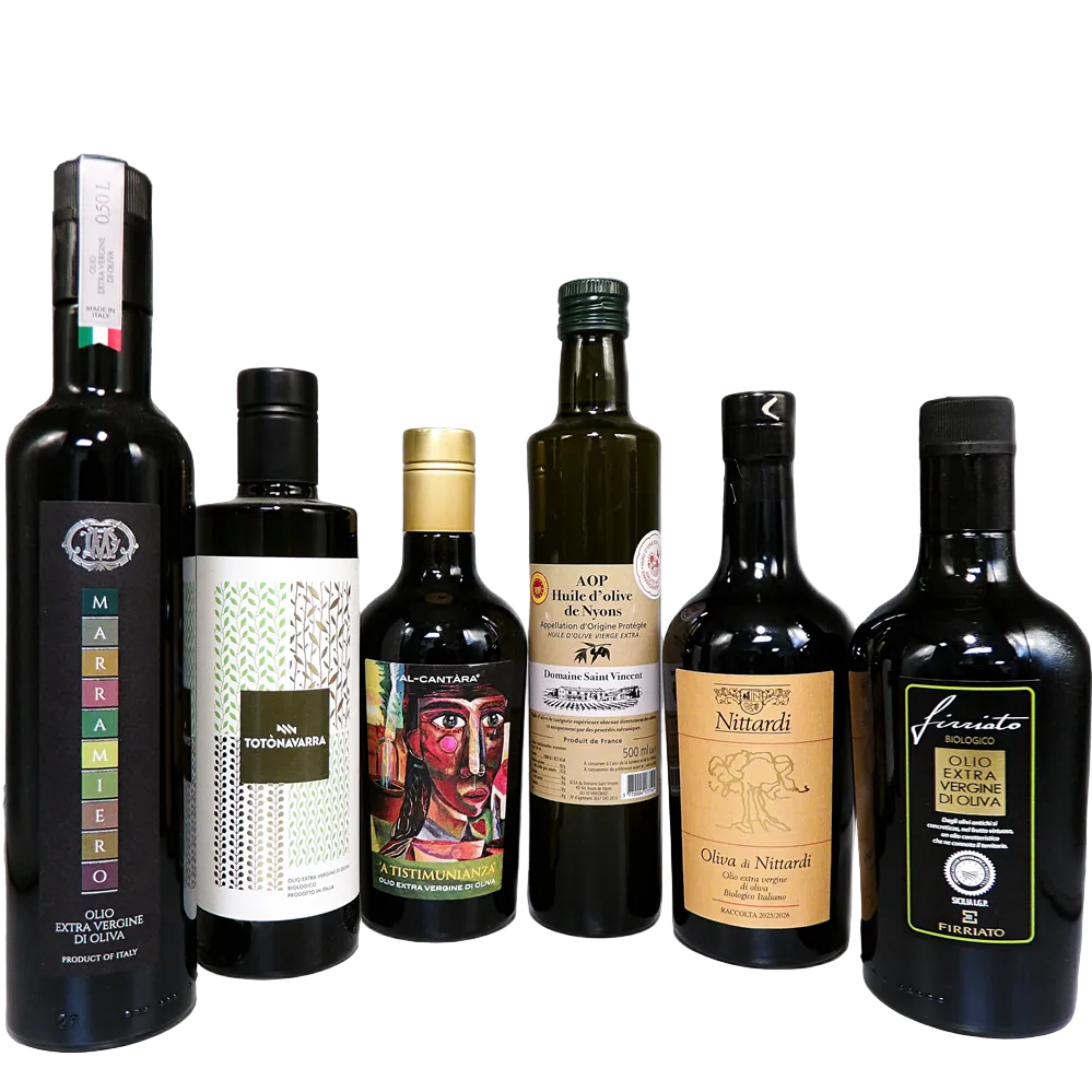 Olive Oil Tour Six Pack, Italy EVOO – Wines From Italy