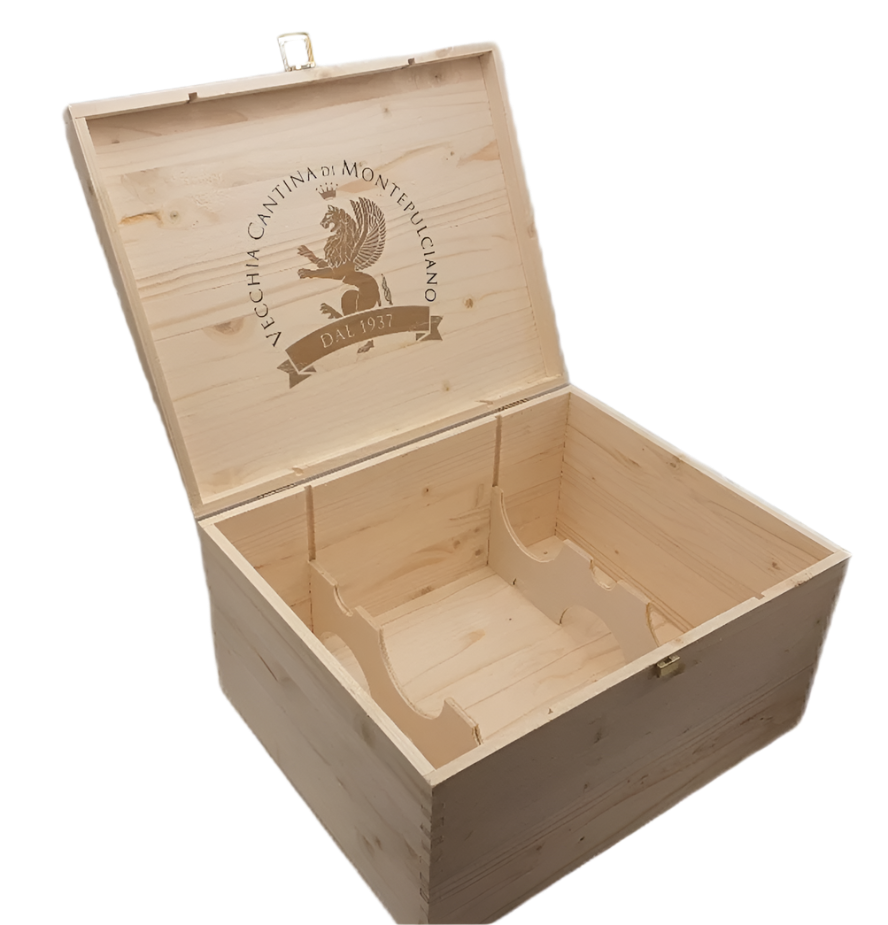 Poggio Stella Six Wooden Box open