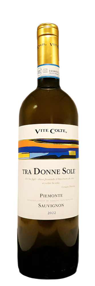 Sauvignon Blanc, 2022 Tra Donne Sole, by Vite Colte in Piedmont, 90 Pts JS