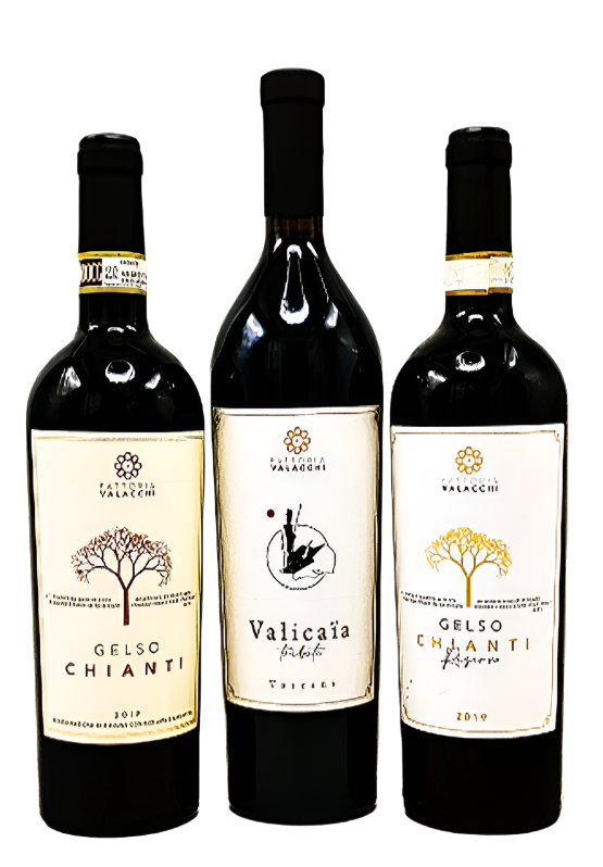 6 Valacchi Wines, Valicaia, Chianti Gelso, Chianti Gelso Riserva