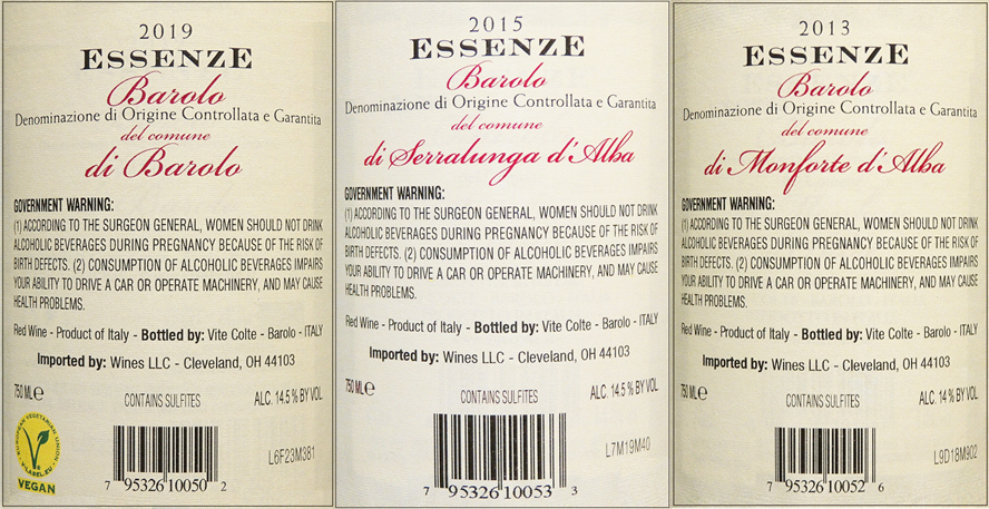 
                      
                        6 btls of Barolo by Vite Colte in a Wooden Box  labels
                      
                    