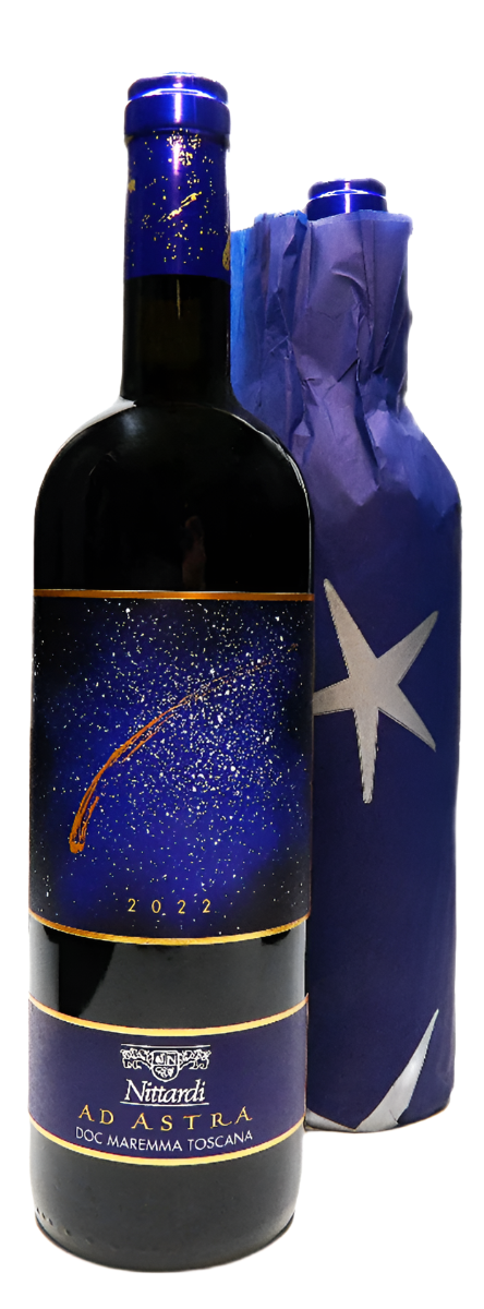 Ad Astra, 2021, A Super Tuscan  by Nittardi Winery in Tuscany, 93 Pts JS