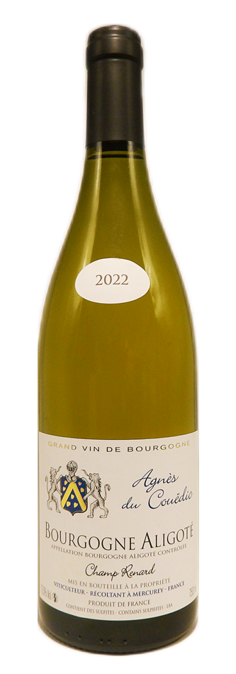 Aligote Bourgogne, 2022 by Agnes du Couedic, Burgundy, France