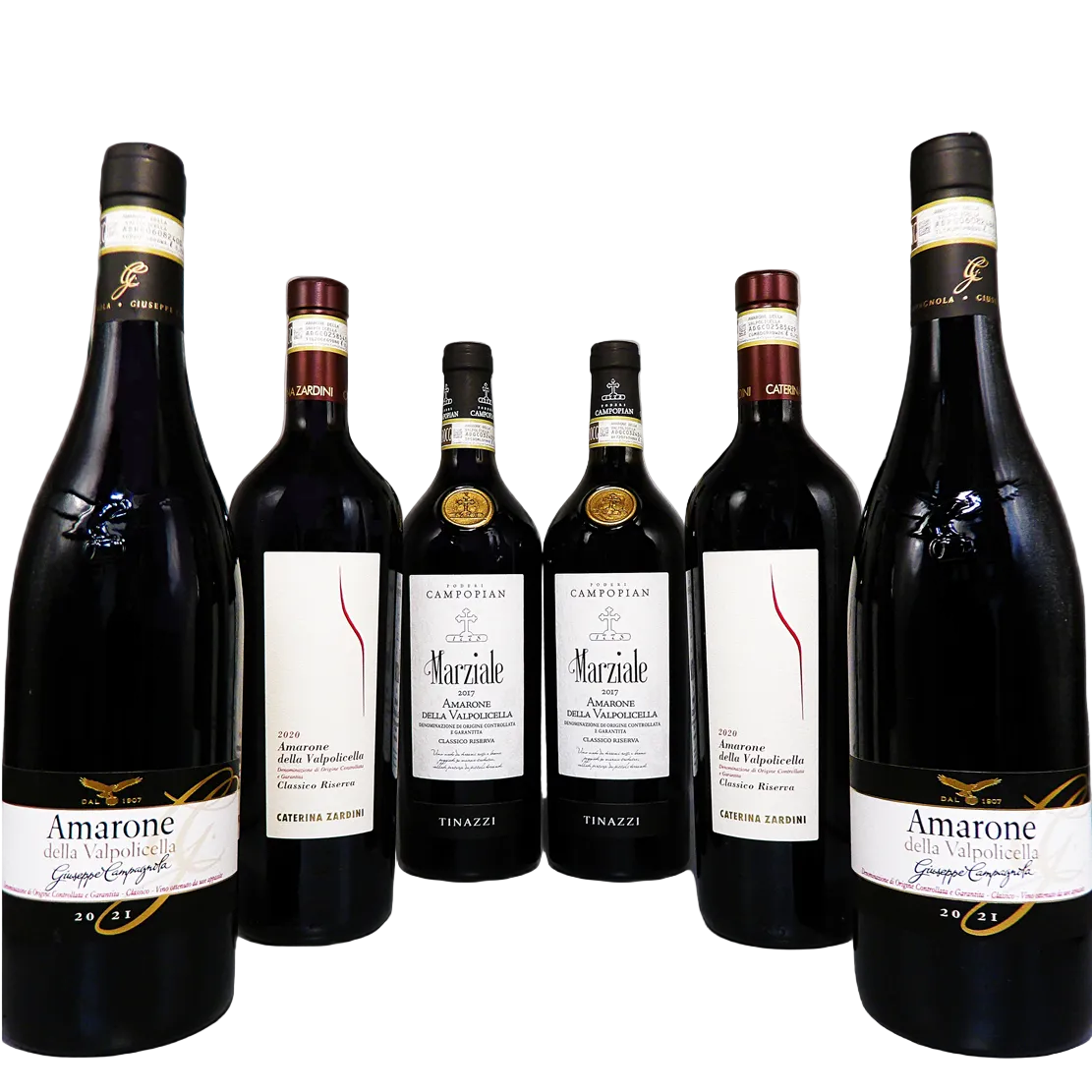 Amarone, Della Valpolicella Six Pack Bundle, Two Each