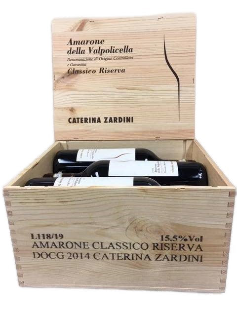 Amarone della Valpolicella Classico Riserva, 2017- Caterina Zardini, 6 btls in wooden Box - Wines From Italy