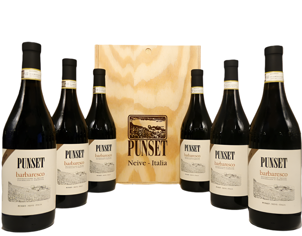 Barbaresco Riserva, Basarin 2016 by Punset 6ct in Wooden Box