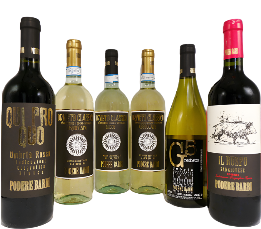 Six Bottles of  Podere Barbi Wines