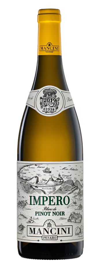 Blanc de Pinot Noir, Impero, 2023, By Mancini in Le Marche