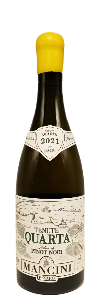 Blanc de Pinot Noir, Quarta, 2021, By Mancini in Le Marche