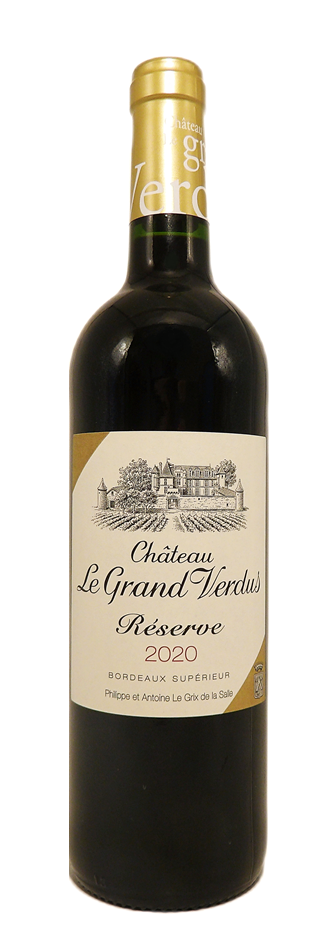 Bordeaux Superior Reserve, Rouge, 2020 by Chateau Le Grande Verdus