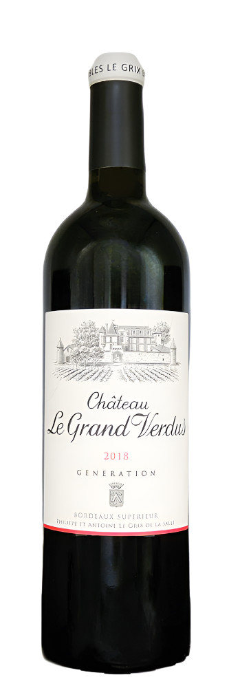 Bordeaux Superieur Generation, 2018 by Château Le Grand Verdus