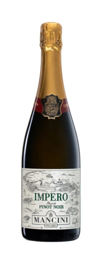 Brut de Pinot Noir, Impero, 2021, By Mancini in Le Marche - Wines From Italy