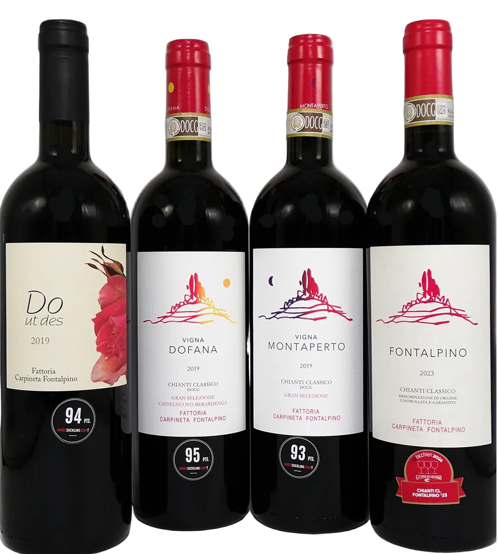 Carpineta Fontalpino, Four Pack Bundle, by Fattoria, Tuscany, Italy