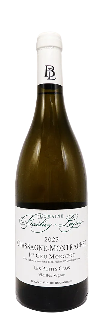 Chassagne Montrachet, Blanc 2023, 1st Cru Morgeot, Les Petits Clos, Vieilles Vignes by Bachey Legros, Burgundy, France