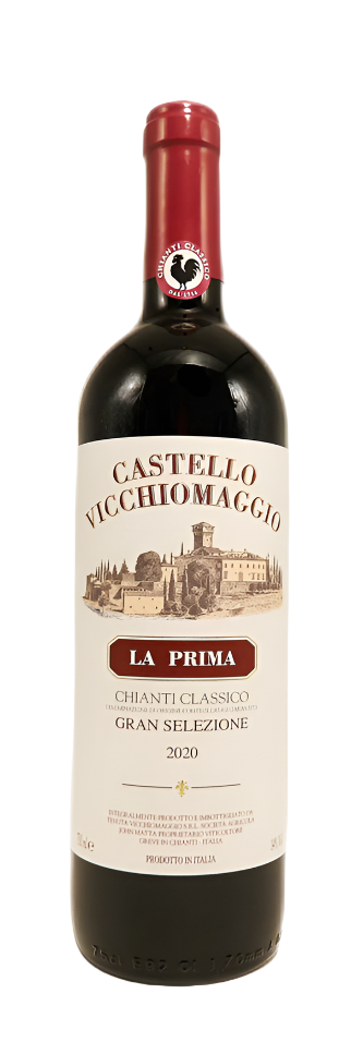 Chianti Classico Gran Selezione, 2020 Vineyard la Prima by Castello Vicchiomaggio, 92 Pts JS