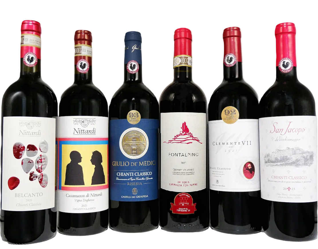Chianti Classico Six Bottles Bundled - all Highly rated – Wines