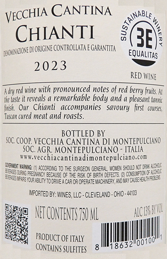 Chianti Gelso Riserva , 2020 DOCG By Fattoria Valacchi in Tuscany label