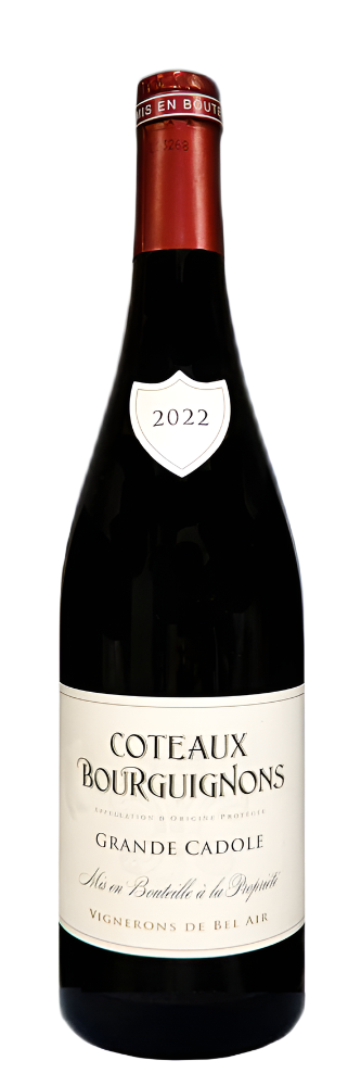 Coteaux Bourguignons, 2022  Rouge Grande Cadole by Vignerons de Bel Air
