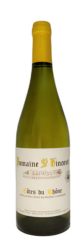 Cotes du Rhone Blanc, 2023, Domaine Saint Vincent, Rhone, France