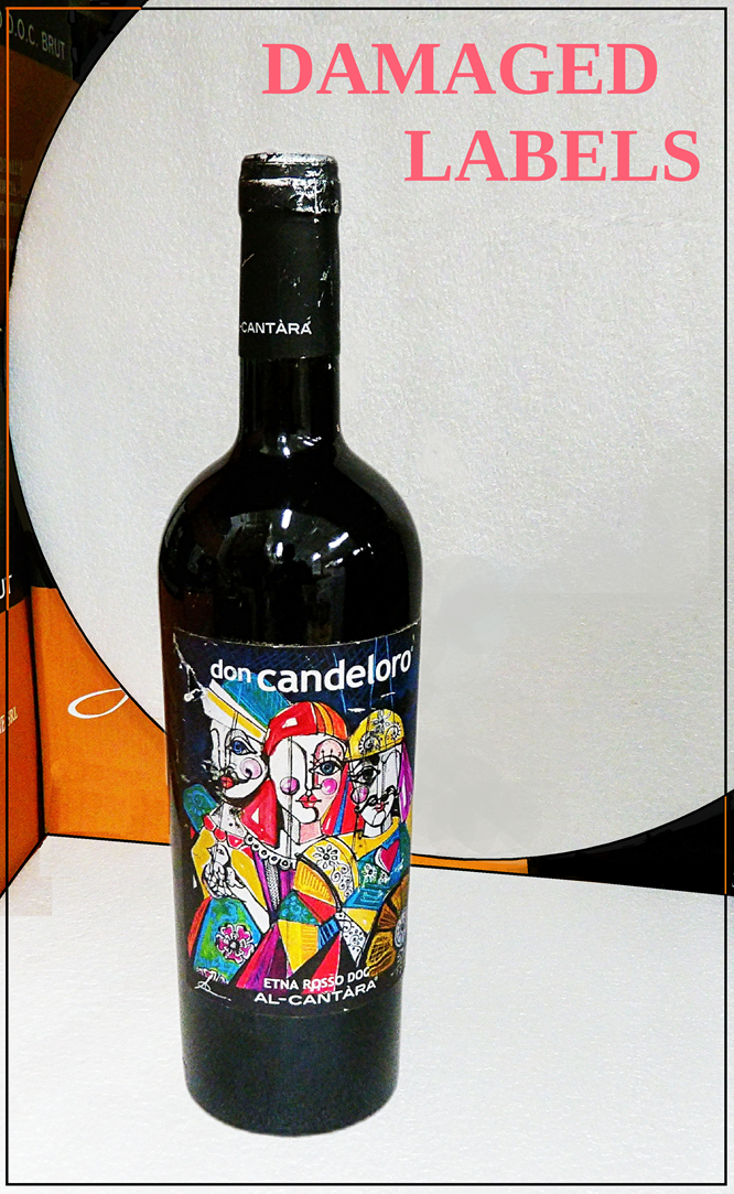 Damaged Labels Etna Rosso, 2021 Don Candeloro by Al Cantara in Sicily, Ultra-Premium