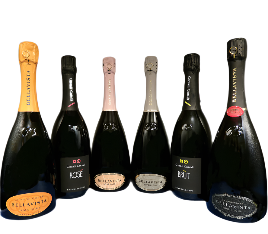 Franciacorta Six Sparkling Wines Bundled