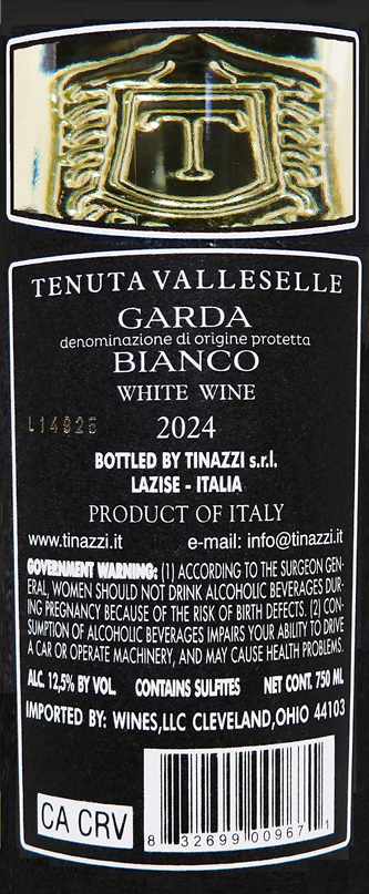 Garda Bianco, 2024 By Tinazzi label