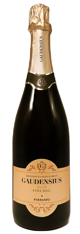 Gaudensius Rose' Etna D.O.C. Brut Champagne Method by Firriato, Sicily, Italy