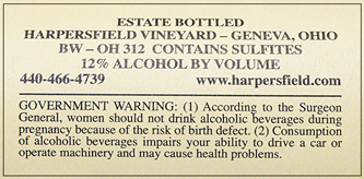 
                      
                        Gewurztraminer, 2023 Grand River Valley, Harpersfield label
                      
                    