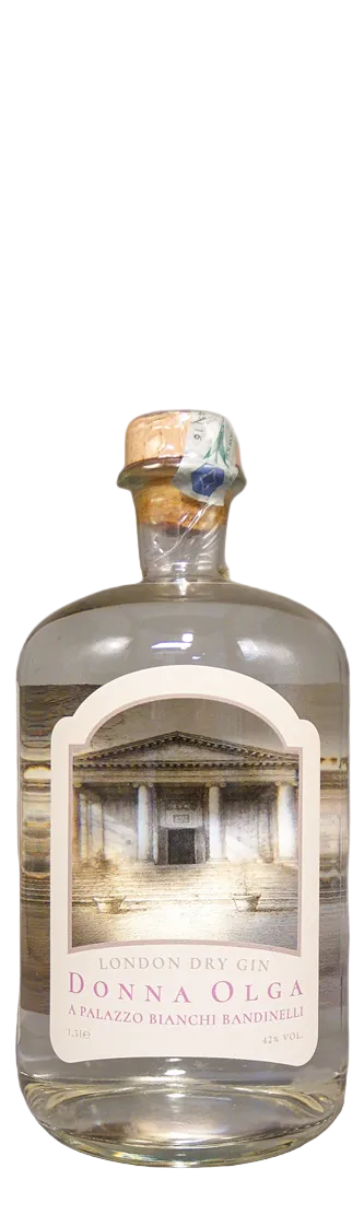 Gin, London Dry, BY Donna Olga in Tuscany 1.5 Liter