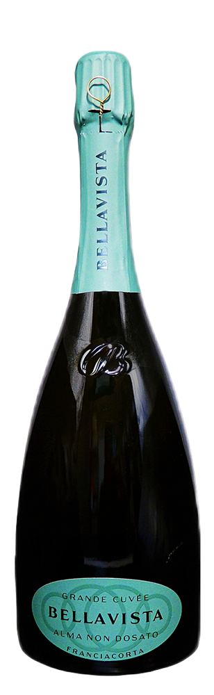 Grande Cuvee, Alma Non-Dosage, by BellaVista, Italy's Champagne