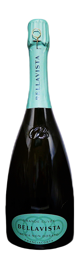 Grande Cuvee, Alma Non-Dosage, by BellaVista, Italy's Champagne