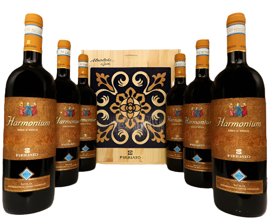 Harmonium, 2019 Nero d'Avola Six in a wooden Box