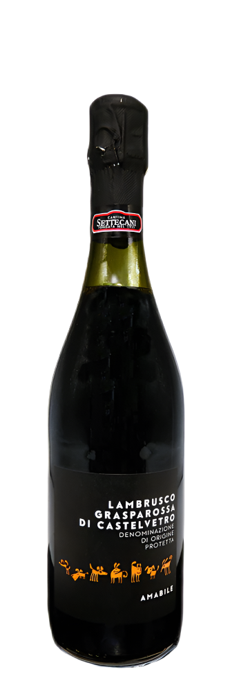 Lambrusco Grasparossa Amabile DOP by Settecanti Cantina