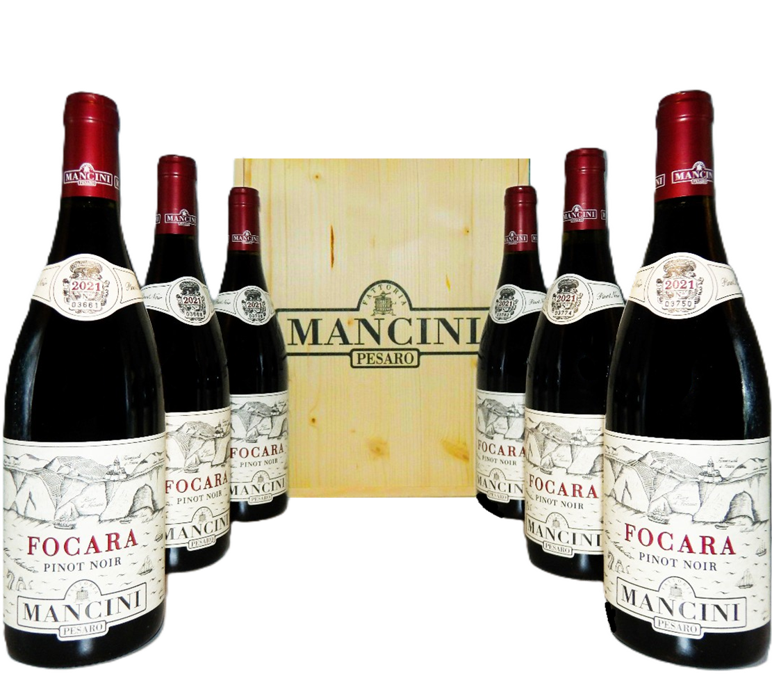 Mancini 6 Bottles of Focara Pinot Noir, 2021 Bundled