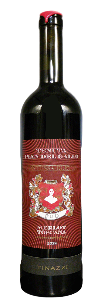 Merlot Tuscana, 2022, Tenuta Pian Del Gallo, Tinazzi