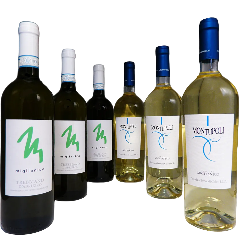 Miglianico Six Refreshing White Wines Bundled

