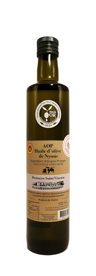 Olive Oil 500 ML , 2023 By Domaine Saint Vincent, Rhone, France