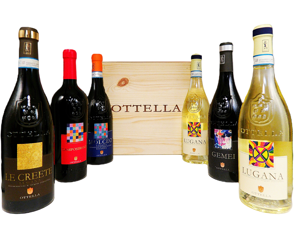 Ottella Six Bottles in a Wooden Box