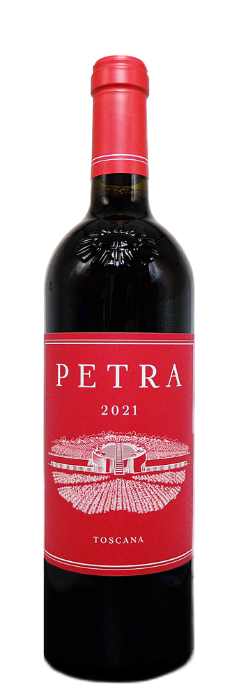 Petra, 2021 Cabernet, Merlot, Cab Franc in Maremma Tuscany