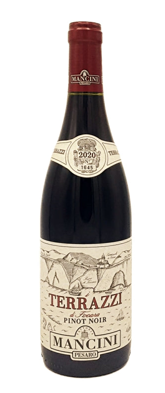 Pinot Noir Terrazzi 2020 DOC, By Mancini in Le Marche - Wines From Italy