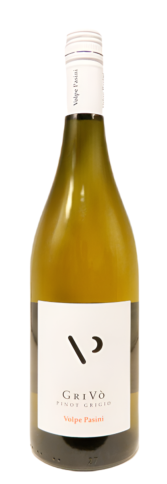 Pinot Grigio 2023, Grivo, DOC Friuli by Volpe Pasini, Due Bicchieri by Gambero Rosso