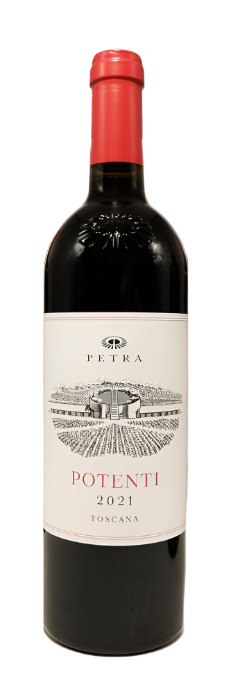 Potenti 2021 Cabernet Sauvignon by Petra in Maremma Tuscany