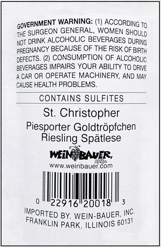 Riesling Spatlese, 2024 Piesporter Goldtropfchen, St Christopher label