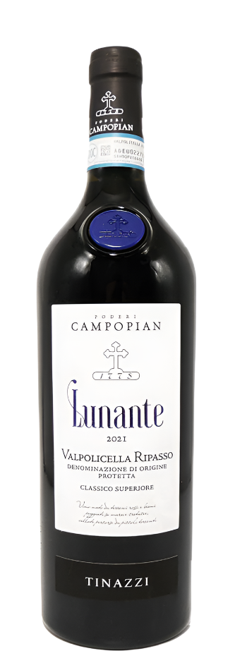 Ripasso, 2021 Lunante, Valpolicella Ripasso Classico Superiore By Podere Campopian, Veneto, Italy
