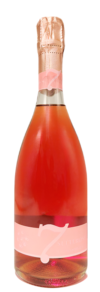 Rose' Brut 7 Rose' sparkling by Settecani