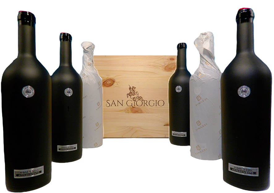 Torreserro Rosso 2022, Six in a Wooden Box Appassimento by San Giorgio in Puglia