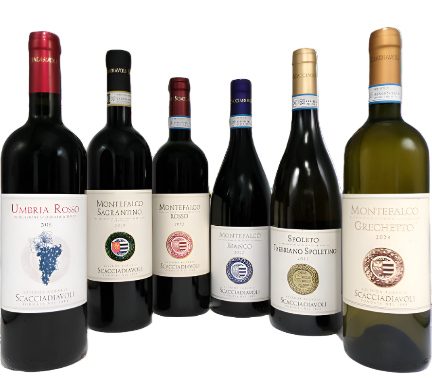 Scacciadiavoli in Umbria 6 Pack Bundle, Montefalco Umbria, Italy